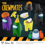 Among Us Crewmate Figures Lot de 8 boîtes Deluxe (S2)