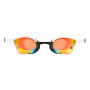 ARENA Cobra Ultra Swipe Mirror Lunettes de natation, unisexes, pour homme et femme, couleur : blanc, article : -310 Yellow Coppe