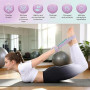 3PCS Élastique Musculation, Elastique Sport 8 Niveaux de Forces Bande Elastique Musculation, Elastique Sport Fitness Musculation
