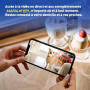 WIWACAM MW5L Caméra Espion WiFi 2K Ultra HD, Tiny Objectif, 800mAh Batterie, Camera sans Fil WLAN de Surveillance Interieur, dét
