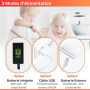 WIWACAM MW5L Caméra Espion WiFi 2K Ultra HD, Tiny Objectif, 800mAh Batterie, Camera sans Fil WLAN de Surveillance Interieur, dét