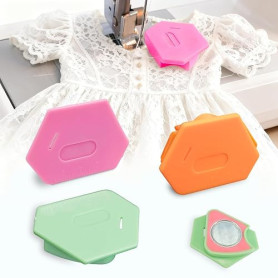 Bitone Lot de 3 Guides de Couture Magnétiques Multifonctionnels, Accessoires de Couture avec Échelle Précise，Guide Universel Com
