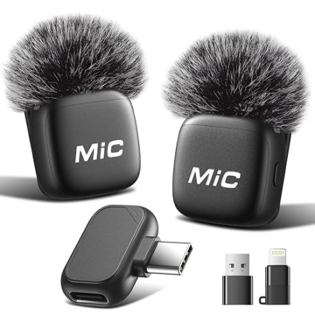 WARM BOX Micro Cravate sans Fil – Plug & Play,Parfait pour TikTok & Vlogs | Micro Cravate 10g,Fixation Magnétique,Réduction De B