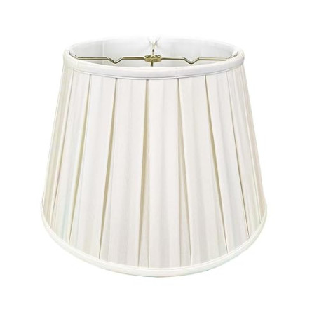 Royal Designs Empire Abat-jour plissé Blanc 10 x 14,5 x 10 cm