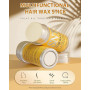 Samnyte Bâton de cire, perruques de cheveux Bâton lisse de contrôle de bord, pommade coiffante non grasse pour cheveux rebelles