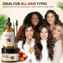 Bofuoos Huile de Batana Pour Cheveux, 100% Pure Pressée à Froid Batana Oil | Naturelle Huile de Batana du Honduras, Restaure les