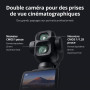 DJI Bundle Standard Osmo Pocket 4P, caméra vlog 4K à Double Objectif | Zoom optique 3×, zoom jusqu’à 12×, 4K/240 ips, plage dyna