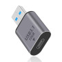 Duttek Adaptateur Femelle USB C vers Mâle USB 10Gbps, Adaptateur USBC vers A OTG Charge Rapide pour iPhone, MacBook, PC, Laptop,