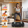 MOSUNY Plateforme Vibrante Perte de Poids, Plateforme Vibrante de Massage Lymphatique, Modèle 2026 Amélioré à Double Moteur Plaq