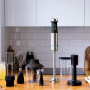 Cecotec Mixeur plongeant Power TitanBlack 1200 XL PerfectCream & Crush.1200 W, Lames à 4 lames, Pied XL, Capot anti-éclaboussure