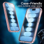 JETech Verre Trempé pour iPhone 15, Lot de 2 | 9H Protection D'écran, Transparent HD, Protection Anti-Rayures, Outil d'Installat