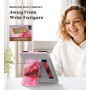 MoKo Étui pour Kindle Paperwhite (12/11e Gén, 2024/2021),Marbre Rose Violet | Compatible avec Kindle Colorsoft Signature Edition
