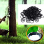 500Pièces Petits Elastiques Noirs Pour Cheveux Avec boîte Élastique à cheveux Mini élastique,Élastiques à cheveux pour femmes, e