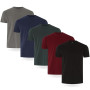 FM London Lot de 3/5 T-Shirts Homme 100% Coton, Vêtements Homme Ajustés