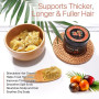 Huile de Batana Bio pour Cheveux 120g, Huile de Batana pour la Croissance des Cheveux, 100% Raw Batana Oil for Hair Growth, élim