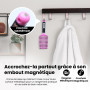 Brosse à Cheveux Magique - Démêlante Instantanée - Poils de Sanglier & Nylon - Anti-Casse & Anti-Statique - Pour Cheveux Bouclés