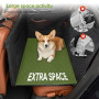 LORESJOY Siège Auto pour Chien Extra Stable | Housse Lavable et Imperméable, Petite et Moyenne Taille, Siège Arrière/Avant, Cein