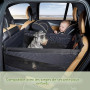 LORESJOY Siège Auto pour Chien Extra Stable | Housse Lavable et Imperméable, Petite et Moyenne Taille, Siège Arrière/Avant, Cein