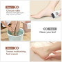 MYCARBON Rapeuse Pieds Pedicure Electrique Professionnel Rechargeable IPX6 Etanche Lime Ponceuse Callosité Corne Peau Morte Lumi