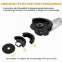 DEKOPRO Meuleuse d'Angle 750W: Ø 115mm Meuleuse d'Angle Électrique avec Poignée Auxiliaire, Capot de Protection, Écrou de Serrag