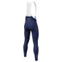 Lo.gas Pantalon de cyclisme long pour homme - Rembourré - Avec bretelles - Pantalon de cyclisme d'hiver - Élasticité - Coupe-ven