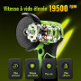 DEWINNER Meuleuse d'Angle Sans Fil 19 500 RPM - Disqueuse 76mm, 2 Batteries 2000mAh, 6 Disques de Coupe et Boîte de Transport -