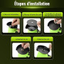 DEWINNER Meuleuse d'Angle Sans Fil 19 500 RPM - Disqueuse 76mm, 2 Batteries 2000mAh, 6 Disques de Coupe et Boîte de Transport -