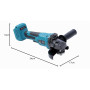 Meuleuse d'Angle sans Fil Brushless 21V KATSU FIT-BAT, 115mm avec Moteur sans Balais pour Couper Polir le Meulage, 3 Vitesses, P