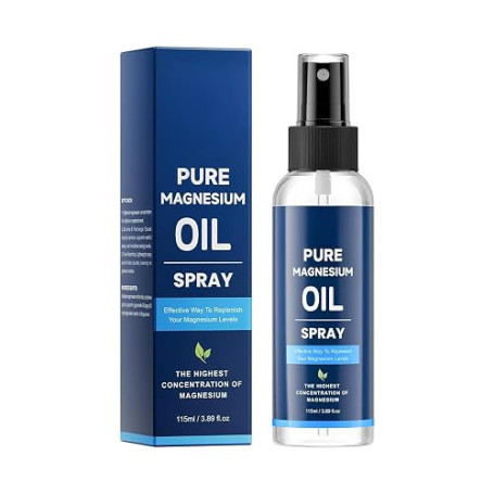 Huile De Magnésium Pure 115ml, Pour Le Sommeil Et La Relaxation | Magnesium Oil Spray, Spray Topique Naturel, Sport Et La Relaxa