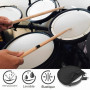 Musiin Housse Premium pour pad 8 pouces Compatible Avec Roland PDX-8 V-Drum | Compatible avec Donner EDE et Alesis Nitro : Prote