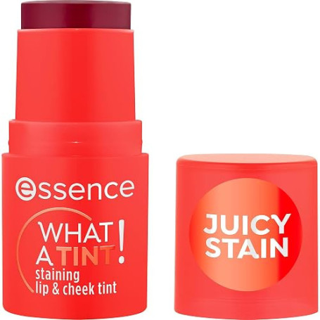 essence WHAT A TINT! lip & cheek tint encre joues et lèvres, rafraîchissant, effet colorant, résultat instantané, naturel, inten