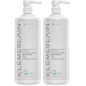 KLEMERLAIN Gel Conducteur Visage et Corps pour Ultrasons, Radiofréquence, Électrodes, IPL, Microcourants, Cavitation et Épilatio