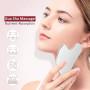 Gua Sha Visage, Guasha Acier Inoxydable | Outil Massage Visage, Grattoir de Massage de Drainage Lymphatique en Métal pour Le Vis