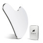Flagest Gua Sha en Acier Inoxydable Visage, Guasha Pour Visage Metal | Outil de Massage, Effet Rafraîchissant Naturel, Pour Scul