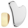 Gua Sha Visage Corps, Gua Sha Acier Inoxydable, Durable Guasha Outil Massage Visage Scraper, Metal Gua Sha Anti-rides Réduit les