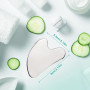 Gua Sha Visage Corps, Gua Sha Acier Inoxydable, Durable Guasha Outil Massage Visage Scraper, Metal Gua Sha Anti-rides Réduit les