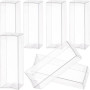BENECREAT 20 PCS Clair Boîtes De Faveur De Mariage 4x4x12cm Rectangle PVC Transparent Boîtes Cadeaux pour Bonbons Chocolat Valen
