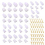 HUAZIZ 290 Pcs Connecteur Electrique 2.8mm Pas 2 3 4 6 9 Broches Mâle Femelle Terminal Plug, 2.8mm Connecteur de Fil Électrique,