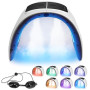 Masque LED Visage 7 Couleurs: Pliable Masque Luminothérapie Visage avec Fonction Spray - Masque Facial LED Pour Anti-âge Rajeuni