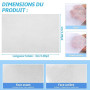 Entoilage Thermocollant Couture 1x3m Poids Moyen Couture Accessoires | Thermocollant Tissu Thermocollant pour la Couture, le Pat