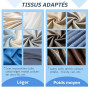 Entoilage Thermocollant Couture 1x3m Poids Moyen Couture Accessoires | Thermocollant Tissu Thermocollant pour la Couture, le Pat