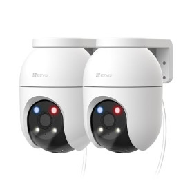 EZVIZ 5MP(3K) 2PK Caméra de Surveillance Extérieur WiFi à 360° C8c 5MP | Détection IA Humaine/Véhicule, Suivi Auto-Zoom, Alarme