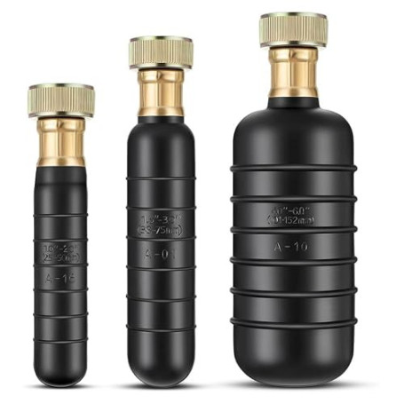 Kopinma Kit de nettoyage de canalisation, 3 pièces, convient pour 1 à 6 tuyaux d'évacuation, élimine les bouchons tenaces dans l