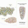 Sularpek 1440 Pièces Strass Ongle Nail Art, 2mm Cristal AB Strass Gemmes Nail Art, Visage, Décorations et Accessoires pour les O
