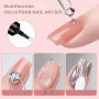 Gel à ongles 3D - 10 g - Multifonctionnel - Rhinestone Glue - Gel de construction transparent - Pour nail art 3D, sculpture, scu