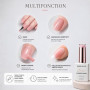 Passio’Nails Rubber Base Gel Coloré UV LED Multifonction HEMA & TPO Free – Base, Renforcement, Remplissage & Capsules Américaine