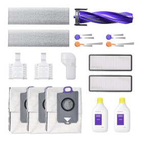 Narwal Flow Pack Accessoires d'origine, Mop Cloth2, Side Brush4, Brosse Anti-Enchevêtrement1, Filtre HEPA2, Sac Poussière 3, Bac