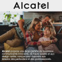 ALCATEL E260 S. Voice - Téléphone Fixe sans Fil DECT avec Répondeur - Design Compact - Grand Écran Rétroéclairé - Mains Libres -
