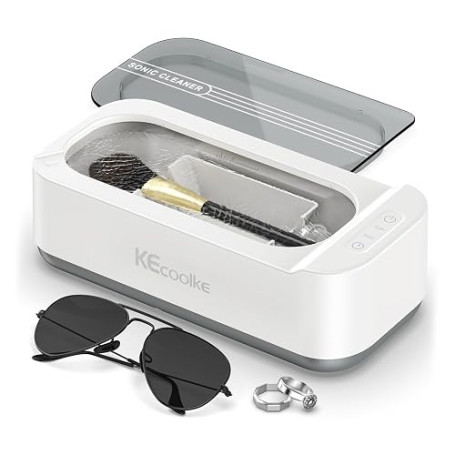 Nettoyeur ultrasons KECOOLKE 400mL bac a ultrason ultrasonic cleaner | nettoyant lunettes de vue bijoux argen bagues Anneau appa