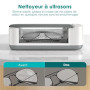 Nettoyeur ultrasons KECOOLKE 400mL bac a ultrason ultrasonic cleaner | nettoyant lunettes de vue bijoux argen bagues Anneau appa